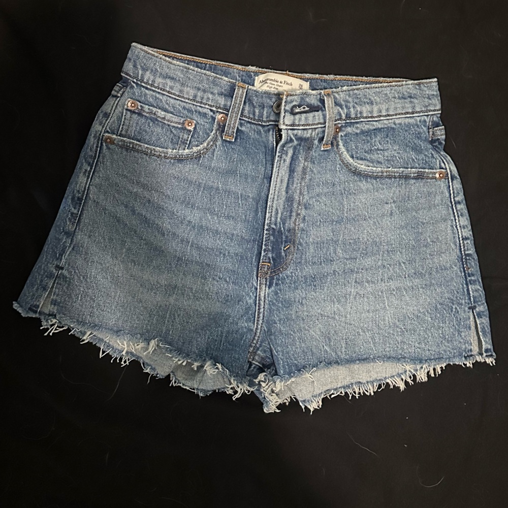 Abercrombie & Fitch Blue Jean Shorts